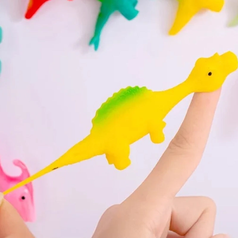 Dinosaur Finger Slingshot: The adventure game of little heroes!