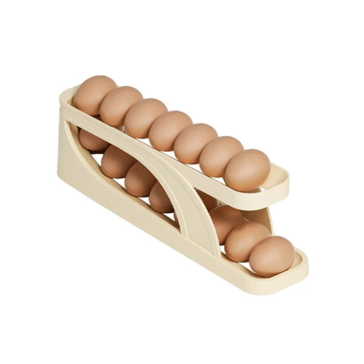 Porta-huevos elegante para un almacenamiento compacto y práctico
