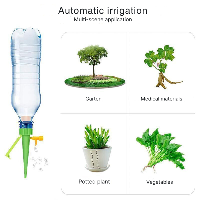Sistema de riego para plantas: Riego fácil y sin preocupaciones (x6)