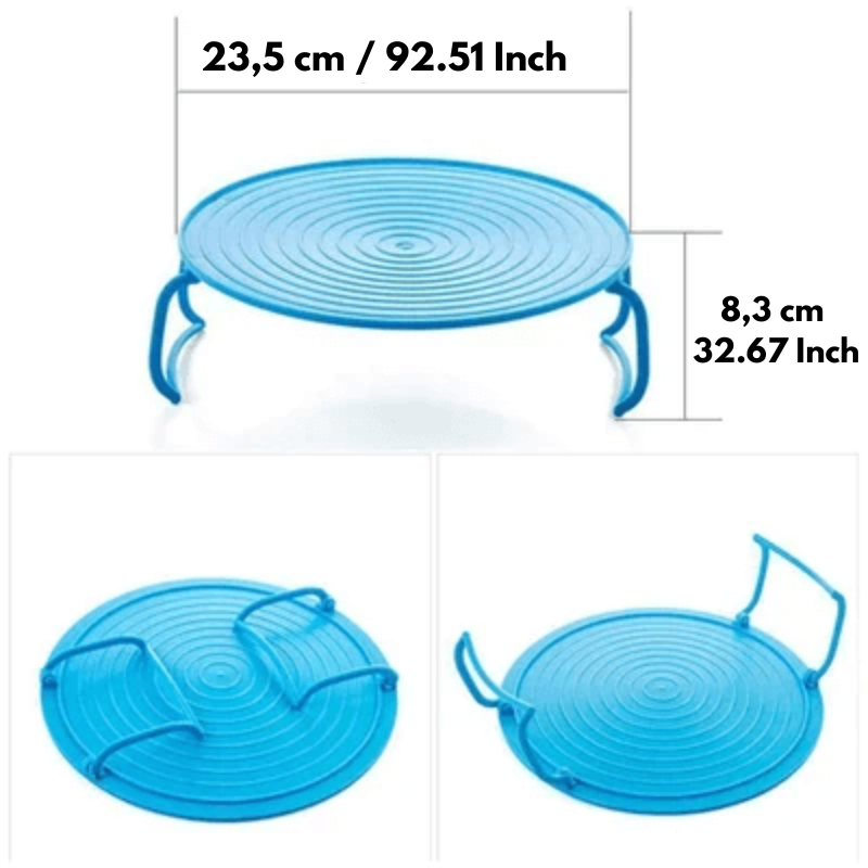 Bandeja plegable para microondas - Gana espacio y tiempo