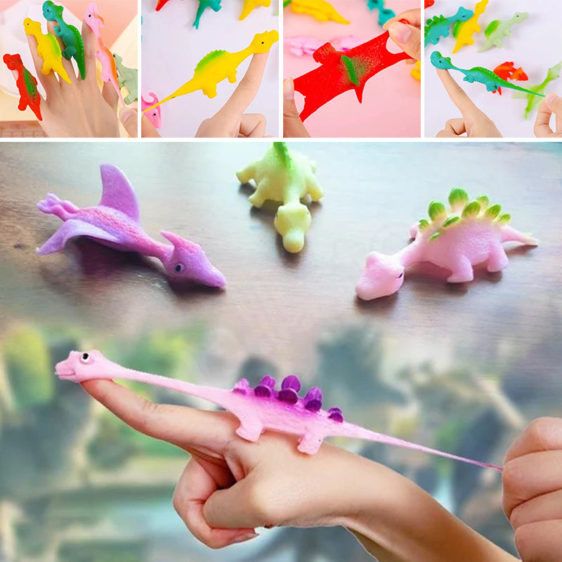 Dinosaur Finger Slingshot: The adventure game of little heroes!