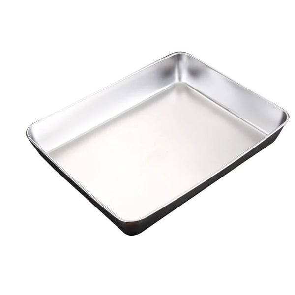Plato de acero inoxidable convertible: Conserve y sirva con elegancia
