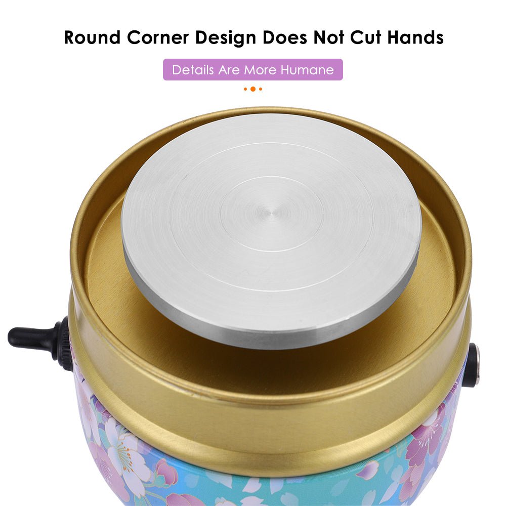 TinyTurns : Mini piatto girevole per ceramica, compatto e preciso