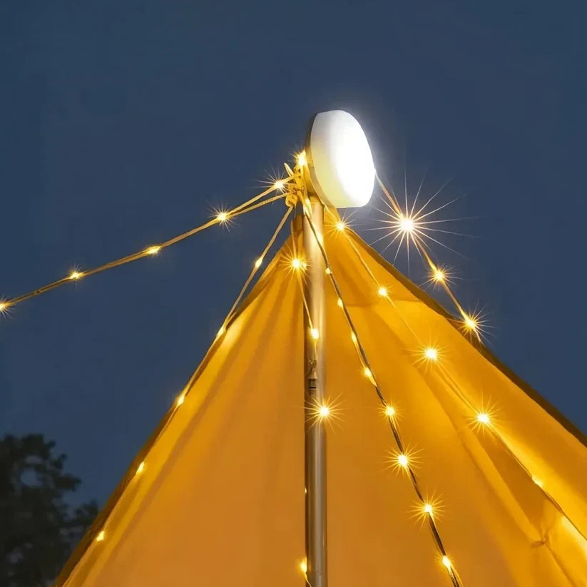 Lanterna de camping LED poderosa com bateria de longa duração