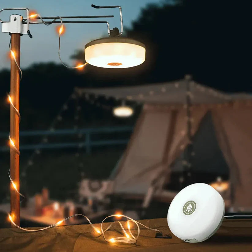 Lanterna de camping LED poderosa com bateria de longa duração