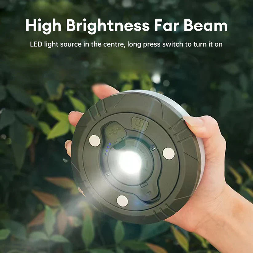 Lanterna de camping LED poderosa com bateria de longa duração