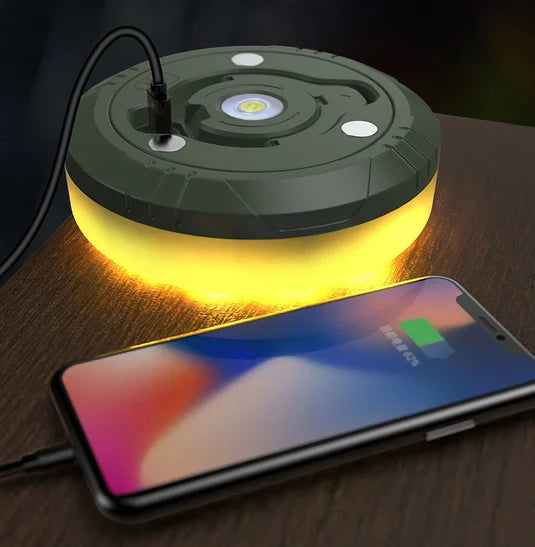 Lanterna de camping LED poderosa com bateria de longa duração