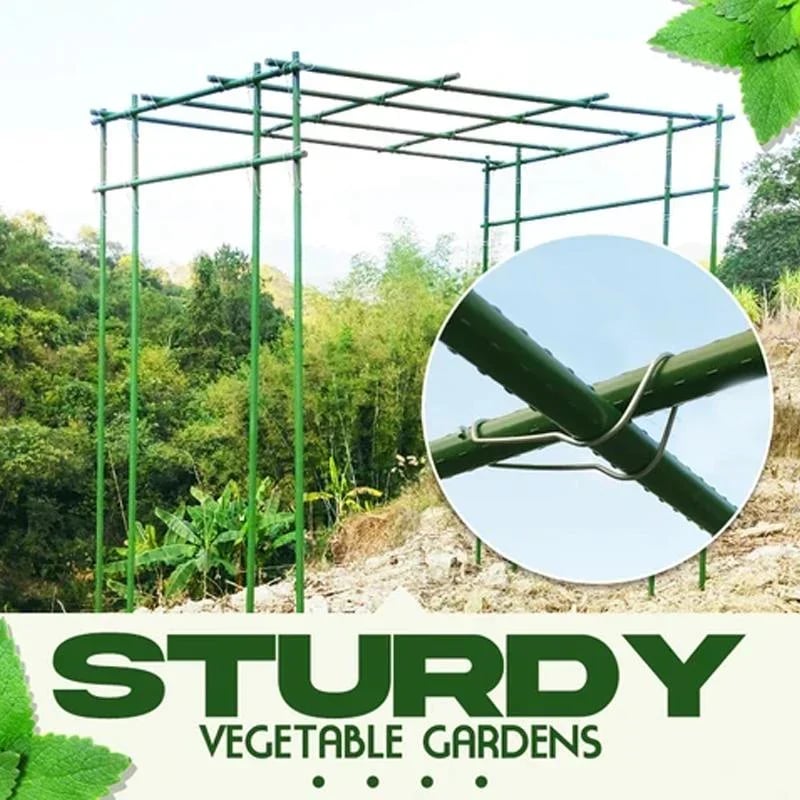 Ganchos de jardinería: Organiza y sostiene tus plantas fácilmente (x 20)