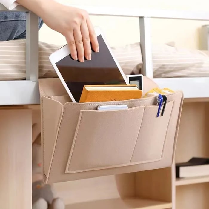 Armazenamento suspenso: organize seus essenciais com elegância