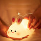 Silicone Rabbit Night Light: Softness and Nighttime Safety 