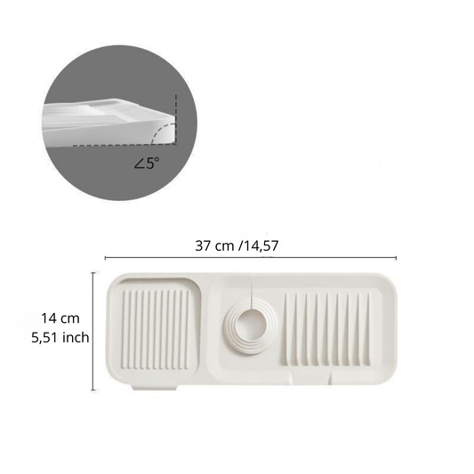 Tapete de drenagem em silicone: secagem rápida e segura