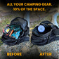 Ισχυρός LED φακός camping με μακράς διάρκειας μπαταρία 