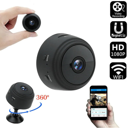 Mini Câmera WiFi Magnética: Segurança Discreta e Eficiente