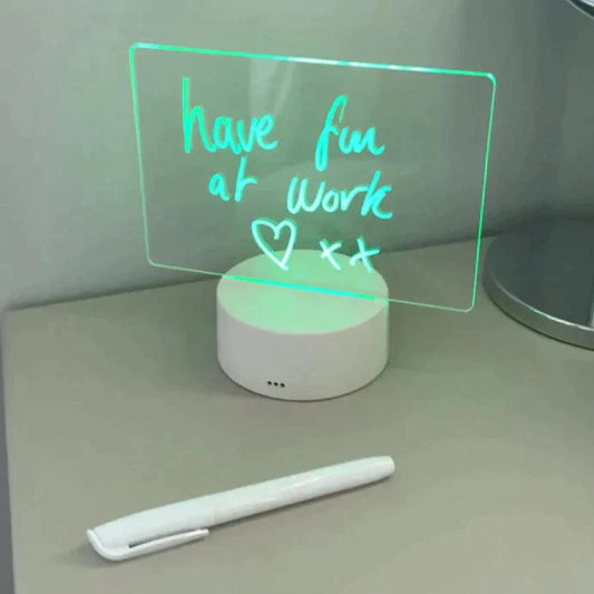 Painel de notas LED: Organize suas ideias com estilo!