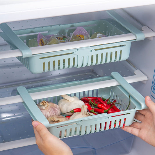 Organizador ajustável para refrigerador: maximize seu espaço